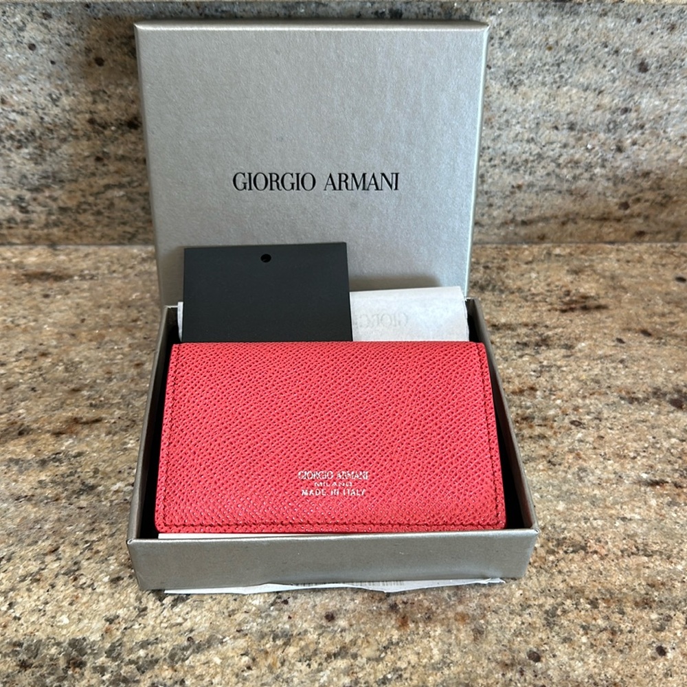 NWOT Chic Giorgio Armani Business Card/Credit card wallet